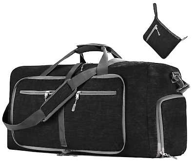 #ad Travel Duffle Bag 85L Foldable with shoes compartment Overnight Bag Men Women
