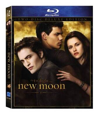 #ad Twilight Saga: New Moon Blu ray 2 Disc Blu ray VERY GOOD