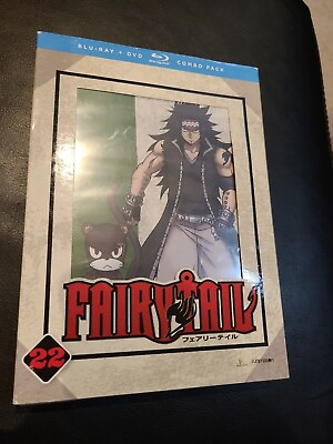 #ad Fairy Tail: Part 22 w Slipcover Blu ray amp; DVD Episodes 253 265 New Sealed