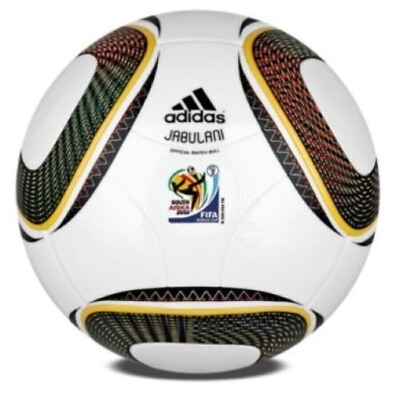 #ad JABULANI FIFA World Cup South Africa 2010 Football Soccer Ball Size 5