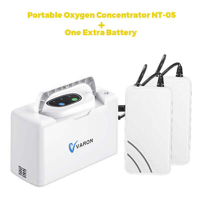 #ad Portable 𝙊𝙓𝙞𝙂𝙀𝙉𝙊 Supplemental Oxygen Home Travel Continue w 2 Battery