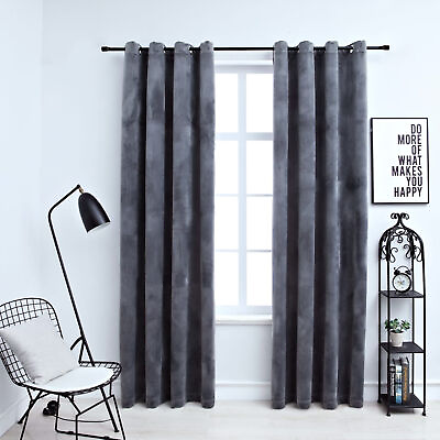 #ad Tidyard 2 Piece Blackout Curtains with Rings Window Drapes Panel Living Y2F9