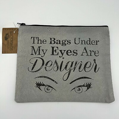 #ad Canvas Makeup Travel Bag Designer Bags Inside Pocket Zip New