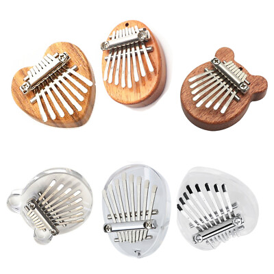#ad 8 Key Lightweight Kalimba Thumb Piano Finger Percussion Musical Kids Gifts Toy