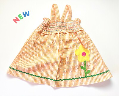 #ad Toddler Kids Baby Girls Clothes 2T 4T NWOT Good Lad Flower Drawstring Dress