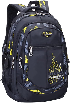 #ad Camo Boys Backpacks for Middle School Elementary B backpack yellow