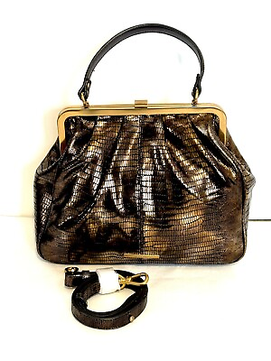 #ad BRAHMIN Emmy Bronze Andromeda Shoulder Handbag NWOT