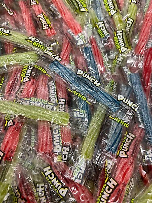 #ad Sour Punch Licorice Twists Candy Wrapped choose your weight BULK