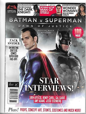 #ad OFFICIAL MOVIE MAGAZINE 2016 Titan BATMAN V SUPERMAN DAWN OF JUSTICE #1