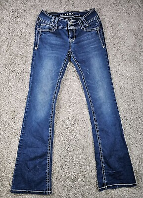 #ad Wall Flower Junior Legendary Fit Girls Boot Cut Jeans Heritage Fit Size 1