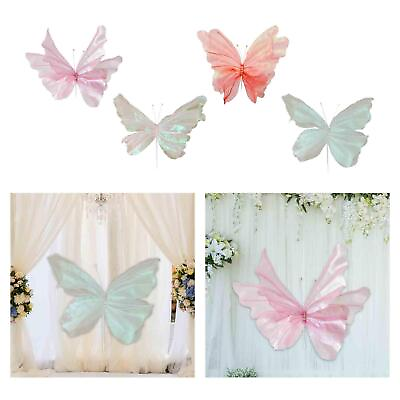 #ad Butterfly Decoration Realistic Butterflies Prop for Party Photography Girls
