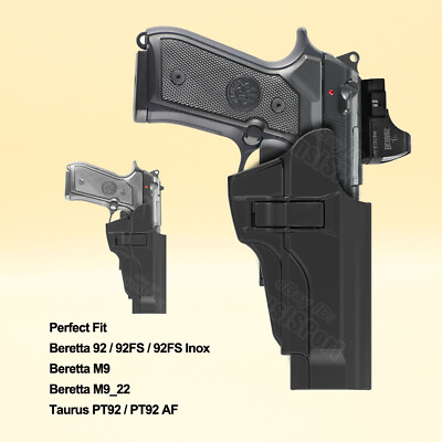 #ad 92FS Holster Fit Beretta 92 M9 M9 22 INOX Taurus PT92 9mm Tactical Holder Case