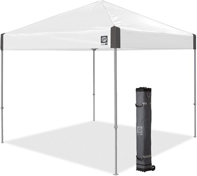 #ad E Z UP Ambassador Instant Shelter Canopy 10#x27; by 10#x27; Roller Bag 4 Pcs Spike Set