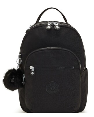 #ad Kipling Seoul Extra Large 17” Laptop Backpack SHIMMERIN SPOT BLACK