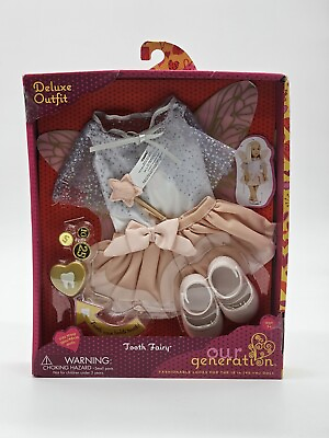 #ad Our Generation Tooth Fairy Outfit Wings amp; Star Wand Accessory for 18quot; Dolls NEW