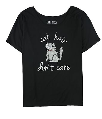 #ad Skechers Womens Cat Hair Don#x27;t Care Graphic T Shirt