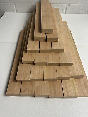 #ad 28 Cherry Hardwood Cutting Board Blocks 3 4quot; x 1.5” x 18”