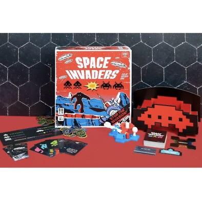 #ad Space Invaders A Co Op Dexterity Board Game Taito Taitronics Buffalo Games New