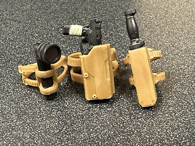 #ad G.I. Joe Classified Series #63 OUTBACK 6” Scale MINT HOLSTERS amp; WEAPONS ONLY