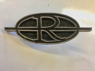 #ad 1972 Boat Tail Buick Riviera Front Grill Emblem Donk 72