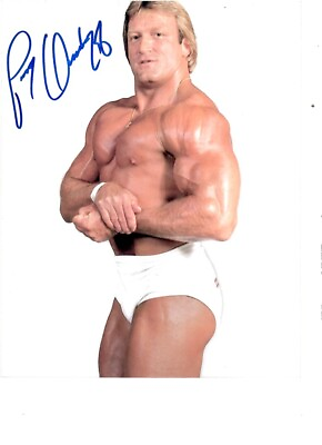 #ad Paul Orndorff Signed Autographed 8X10 Photo Pro Wrestler WWF W COA F