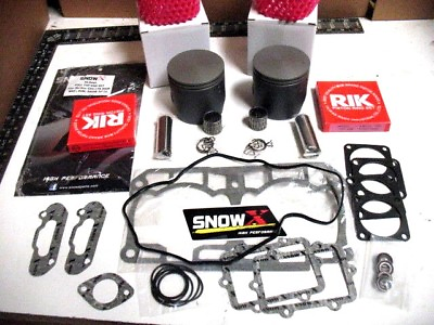 #ad END OF SEASON SPECIAL SKIDOO 800R DUAL RING PISTON TOP END KIT BEARINGS GASKETS