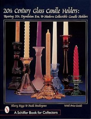 #ad Sherry Riggs 20th Century Glass Candle Holders Paperback