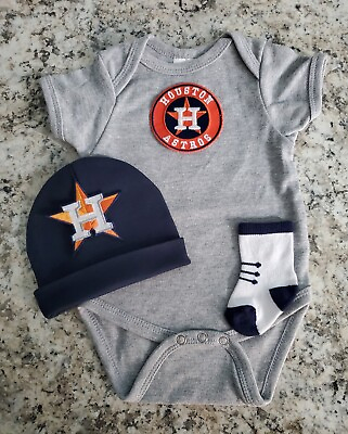 #ad Astros infant baby clothes Astros baby gift Houston baseball baby gift