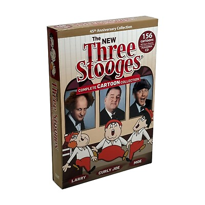 #ad The New Three Stooges: Complete Cartoon Collection DVD 2013 5 Disc Set