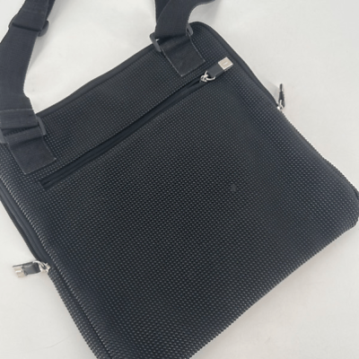 #ad Urban Oxide Textured Pebbled Laptop Crossbody Purse Bag black unisex