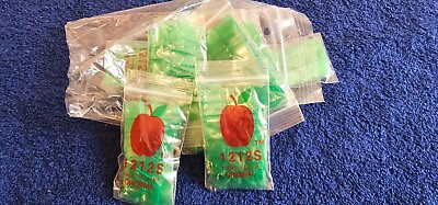 #ad Baggies 1212 S Green Original Apple Brand Bags Ziplock 1000