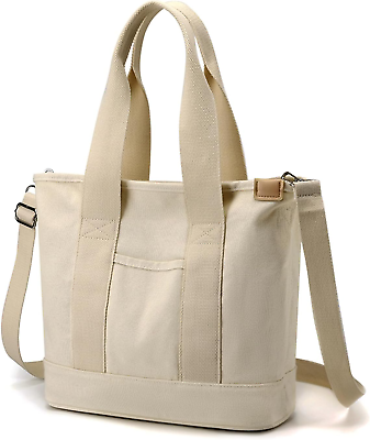 #ad Canvas Tote Bag for WomenTote Bag with ZipperEverything Tote Bag Purse Travel