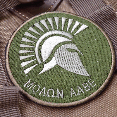 #ad Sparta MOLON LABE KING OF SPARTA PATCHES Tactical Army Hook PATCH
