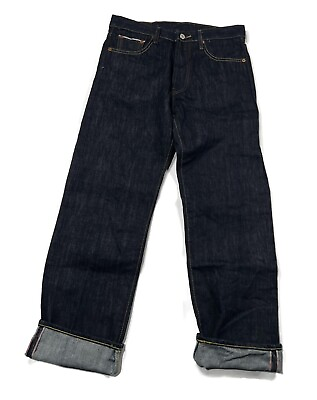 #ad Levis Big E USA Made 501XX Selvedge Blue Jeans Rigid Mens 31 x 30