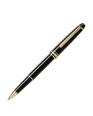 #ad Montblanc Meisterstück Classique Gold Coated Rollerball Pen Luxury Gift Sale