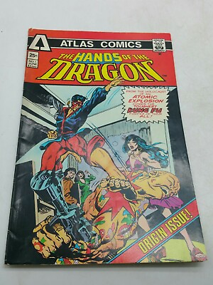 #ad Atlas Comics Hands Of The Dragon Vol 1 No 1 1975 N1A31