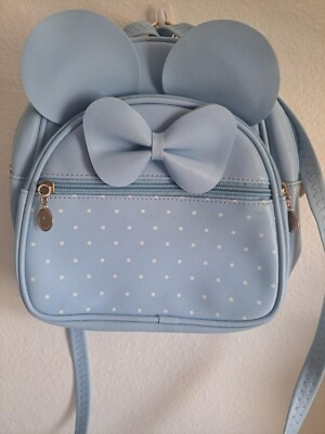 #ad Girls Mini Backpack Convertible Shoulder Bag Purse Bowknot Polka Dot.