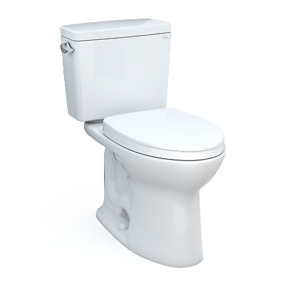 #ad TOTO® Drake® Two Piece Elongated 1.6 GPF TORNADO FLUSH® Toilet with CEFIONTECT®