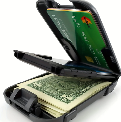#ad Slim RFID Blocking Mint Wallet Ultra Thin ID Theft Protection