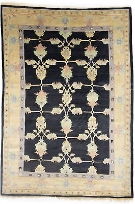 #ad Hand Knotted Floral Classic Design 8X11 Tibetan Oriental Rug Decor Wool Carpet