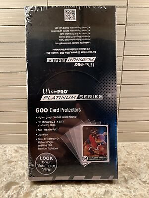 #ad Ultra Pro Soft Sleeves PLATINUM SERIES 1 Pack of 600 for Standard Sized Cards