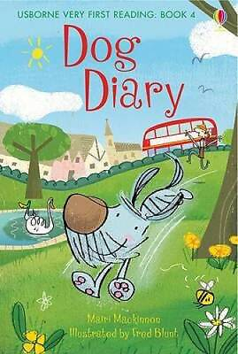 #ad Dog Diary Usborne Very First Reading Hardcover By Mairi Mckinnon GOOD