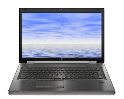 #ad HP Elitebook 8760W Workstation 17quot;Laptop i7 2.7GHz 8GB Ram 256GB SSD Win 10 Pro
