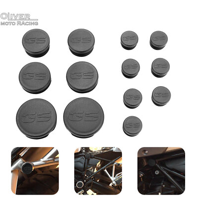 #ad 13PCS Frame Hole Cover Caps Plug Decor For BMW R1200GS LC ADV 2013 2014 2015 16
