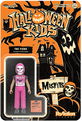 #ad Misfits Super7 Halloween Kids ReAction Misfits Boy Misfits The Fiend cos