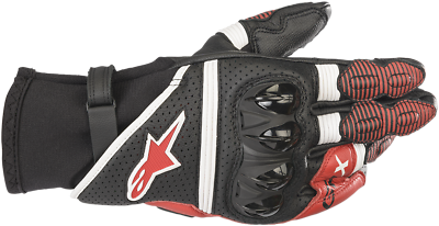 #ad Alpinestars GP X V2 Leather Gloves M Black Red White 3567219 1304 M