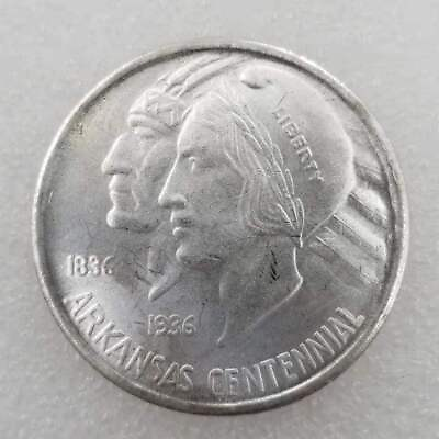 #ad ARKANSAS CENTENNIAL Hobo Coin Nickel Coin Collectible R1