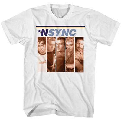 #ad Kids NSYNC Album Cover Boxes White Pop Music Boy Band Shirt