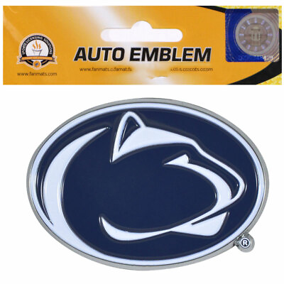 #ad New NCAA Penn State Nittany Lions Auto Car Truck Heavy Duty Color Metal Emblem