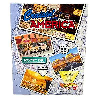 #ad Hot Wheels Cruisin’ America 6 Car Box Set Target Exclusive 1:64 Diecast
